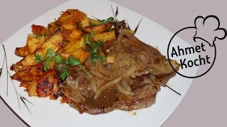 Rinderbraten mit Bratkartoffeln  AhmetKocht  kochen  Folge 203 [upl. by Norvol]