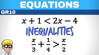 Grade 10 Inequalities [upl. by Florence]