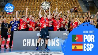 Portugal vs Spain  Highlights  Final  Mens 20 EHF EURO 2024 [upl. by Odlavso]