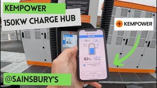 Overview of Kempower charging experience at Sainsburys Crayford [upl. by Alice]