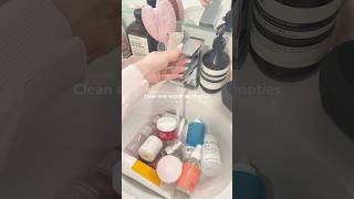 🧼It’s recycling day recycle empties cleaning selfcare asmr satisfying aesthetic fyp [upl. by Wieche]