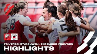 FC Utrecht Vrouwen start competitie met 20 WINST 👏  HIGHLIGHTS [upl. by Cardie]