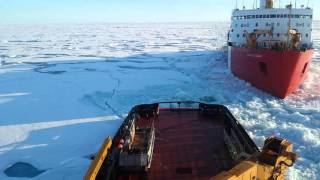 CCGS Terry Fox Assisting Louis S St Laurent [upl. by Evan332]