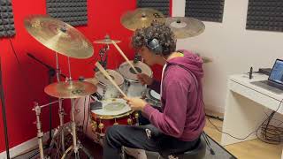 Gianluca Pellerito  Smokin Out the Window Bruno Mars amp Anderson Paak Drum Cover [upl. by Petronella]