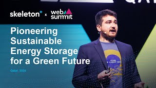 quotBEYOND LITHIUM Pioneering Sustainable Energy Storage for a Green Futurequot WebSummit QATAR 2024 [upl. by Anoek]