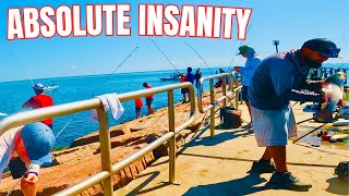 INSANE Fall Fishing JETTY ACTION Corpus Christi Texas [upl. by Delacourt411]