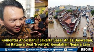 Komentar Ahok Banjir Jakarta Sasar Anies Baswedan Ini Katanya Soal Nyontek Kesalahan Negara Lain [upl. by Anikram]