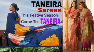 TANEIRA Sarees Exclusive Handcrafted Sarees ideal for this Festive Season Come home to TANEIRA [upl. by Sabir721]