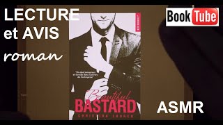 ASMR français  Lecture et avis roman  Beautiful bastard tome 1  Booktube  audiotube [upl. by Janette]