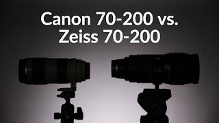 Canon 70200 vs Zeiss 70200 Lens Comparison [upl. by Adnerak286]