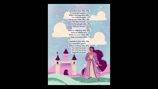 Lavender’s Blue Dilly Dilly Lavender’s Green Nursery Rhyme Song [upl. by Wat]