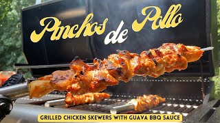 Pinchos de Pollo with Guava BBQ Sauce [upl. by Drona]