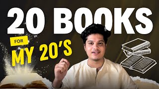 20 BEST BOOKS To Read In Your 20s Best Self Help Books  Motivational Video  Personal Growth [upl. by Chao]