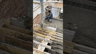 Pouring concrete stairs process [upl. by Horst]