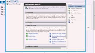 Windows Server 2012 Creating a TwoNode Cluster [upl. by Magnuson]