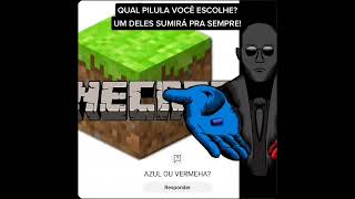 AZUL OU VERMELHA UM DELES SUMIRÁ roblox memesroblox robloxshorts minecraft minecraftshorts [upl. by Brookner]