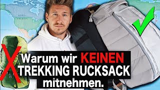 Das PERFEKTE REISEGEPÄCK 🎒für die Weltreise  Reisegepäck Tipps Douchbag Rucksack  Handgepäck [upl. by Atihana]