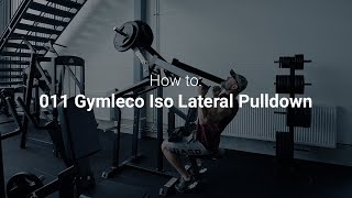 HOW TO USE GYM MACHINES Plate loaded Lateral Pulldown [upl. by Grizelda]