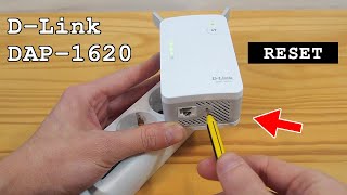 DLink DAP1620 WiFi Extender • Factory reset [upl. by Gnirps]