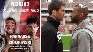 KSW  Parnasse et Ziolkowski vont enfin pouvoir régler leurs comptes extrait du film RMC Sport [upl. by Argile841]