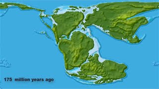 Continental Drift from Pangea to Today [upl. by Dolorita175]