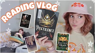 24 hr readathon cozy reading set up  journaling 📖✨  reading vlog [upl. by Pollitt]