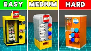 TOP 3 Lego Vending Machine  Tutorial [upl. by Cirda]