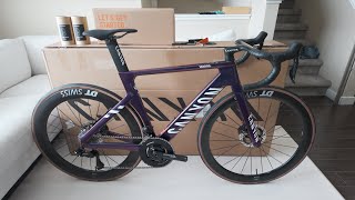 2024 Canyon Aeroad CFR Di2 Unboxing and Assembly [upl. by Coralyn]