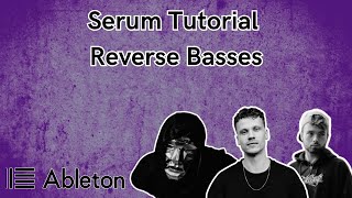 How To Hard Techno Reverse Bass ​​30 Free Samples  Ableton Tutorial [upl. by Aterg330]