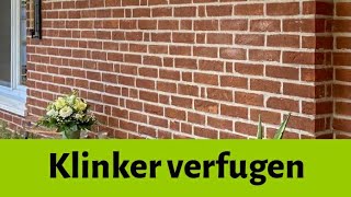 ⚡ Klinkerwand verfugen  so geht´s [upl. by Heinrik]