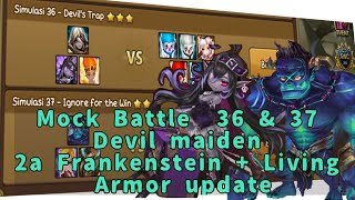 Summoners War Mock Battle 36 amp 37 [upl. by Arek]