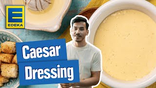 Caesar Dressing  Salat Dressing selber machen [upl. by Ariahay]