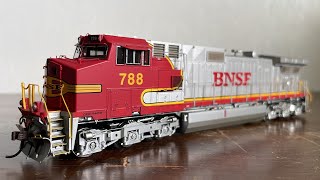 BNSF Fakebonnet Dash 944CW Athearn Genesis Review [upl. by Ariat]