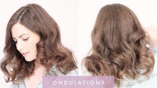 Ondulations faciles avec le sèchecheveux [upl. by Arral]