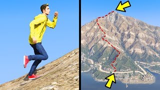 Which Route Is Fastest To The Top Mount Chiliad in GTA 5 [upl. by Camey243]