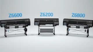 HP Designjet Production Printers  Z6200 Z6600 amp Z6800 [upl. by Schuler303]