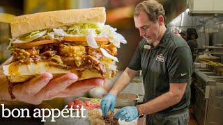 A Day Making The Most Famous Sandwiches in New Orleans  On The Line  Bon Appétit [upl. by Arliene333]