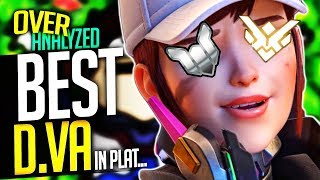 Overwatch Coaching  The BEST DVa in PLAT OverAnalyzed [upl. by Ennyroc541]