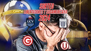 REACCIÓN PERUANA AL SORTEO DE LA COPA LIBERTADORES Y SUDAMERICANA 2024 [upl. by Thgirw]