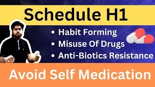 Schedule H1 Drugs Explanation Habit forming Drugs Misuse of Drugs Antibiotics Resist pharmacist [upl. by Ellennej]