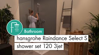 hansgrohe Raindance Select S shower set 120 3jet [upl. by Monteria]