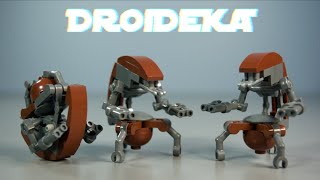 Custom LEGO Droideka MOC Build Tutorial [upl. by Ciri885]