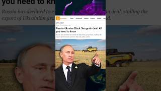 Russia  Ukraine black sea grain deal facts shorts ytshorts russia ukraine russiaukrainewar [upl. by Holofernes]