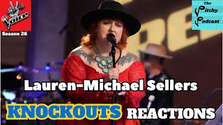 NBCs The Voice Season 26 Knockouts REACTIONS Lauren Michael Sellers [upl. by Ogait139]