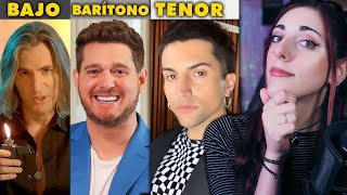 BAJO vs BARÍTONO vs TENOR ¿Cuál gana [upl. by Brigette]