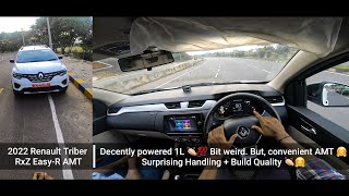 2022 Renault Triber RXZ EasyR AMT P  Tamil Review  E2  Driving Experience  Explained [upl. by Erfert909]