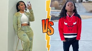 Jaliyah Monet Funny Mike vs ThatBoyyomar Lifestyle 2024 [upl. by Keriann]