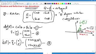 Lecture13 Orthogonal Transformations Part 2 [upl. by Ahsyek]