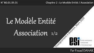 Modèle EntitéAssociation  Concepts de Base du Modèle [upl. by Odele]