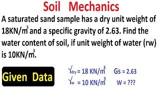 Soil Mechanics  Problem Solved [upl. by Brittnee]